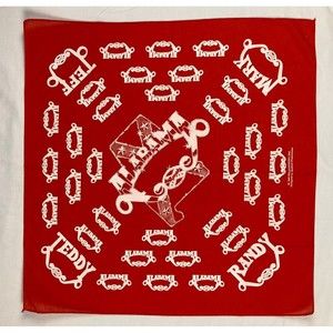VTG Alabama Southern Country Rock Music Band Concert Handkerchief Bandanna 1983